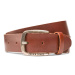 Jack&Jones Pánsky opasok Jackpaul Leather Belt 12111286 Hnedá