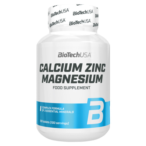 BioTech USA Calcium Zinc Magnesium 100 tabliet