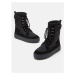 Dámske vysoké zimné topánky MOON BOOT MB LTRACK COMBAT BOOT-N001 BLACK