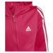 Adidas Designed 2 Move 3-Stripes Hoodie Full Zip Jr HM4485 Mikina s kapucňou