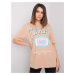 Beige T-shirt with print RUE PARIS