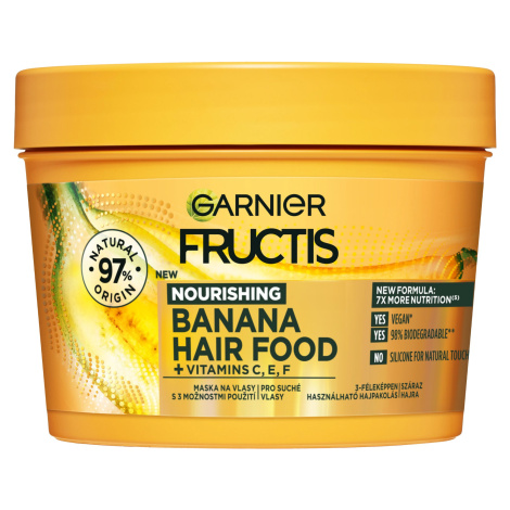 Garnier Fructis Hair Food banana vyživujúci maska na vlasy, 400 ml