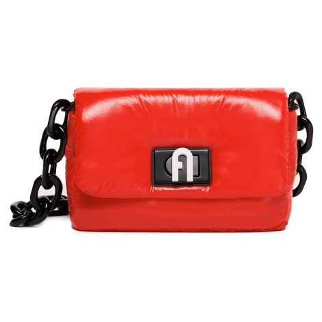 Kabelka - FURLA 1927 SOFT MINI SHOULDER BAG červená