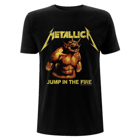 Metallica tričko Jump In The Fire Vintage Čierna