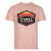 O'Neill MTN HORIZON T-SHIRT Pánske tričko, ružová, veľkosť