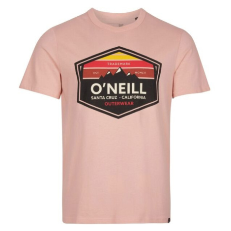 O'Neill MTN HORIZON T-SHIRT Pánske tričko, ružová, veľkosť