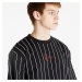 Tričko Karl Kani Small Signature Pinstripe Tee Black/ White