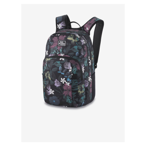 Dakine Campus M 25 l black flowered backpack for women - Womens