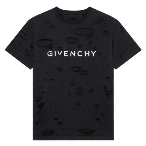GIVENCHY Cut-Out Black tričko