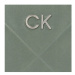 Calvin Klein Kabelka Re-Lock Quilt Crossbody - Satin K60K611299 Zelená