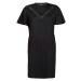 Karl Lagerfeld  LACE INSERT JERSEY DRESS  Krátke šaty Čierna
