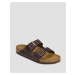 Pánske Hnedé šľapky Birkenstock Arizona Leoi Regular