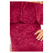 Dámske červené krajkové šaty GRACE MM 013-3