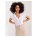 White short sleeve blouse BASIC FEEL GOOD