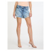 Svetlomodré dámske džínsové kraťasy Guess Relaxed Short