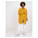 Horčicový teddy coat Carolyn -MBM-PL-1518.95P-mustard