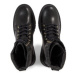 Tommy Hilfiger Členková obuv Feminine Felt Lace Up Bootie FW0FW07500 Čierna