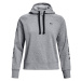 Dámska tréningová mikina s kapucňou UNDER ARMOUR Rival Fleece CB Hoodie-GRY