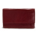 Burgundy dámská kožená mini peněženka 511-4392A-34