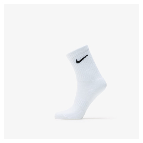 Nike Everyday Cushioned Training Crew Socks 3-Pack White/ Black