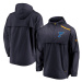 St. Louis Blues pánska bunda s kapucňou Authentic Pro Rinkside Anorak 1/4-Zip