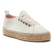 Manebi Espadrilky La Havana Lace-Up Espadrilles O 7.0 E0 Biela