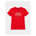 Tommy Hilfiger Tričko Logo KB0KB08671 D Červená Regular Fit
