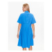 S.Oliver Každodenné šaty 2128407 Modrá Regular Fit