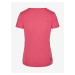 Tmavo ružové dámske športové tričko Kilpi GAROVE