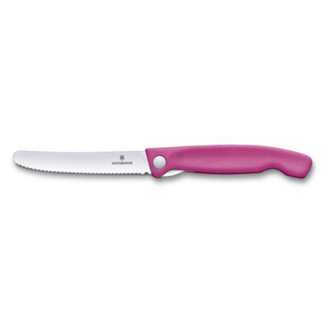 Skladací nôž Victorinox Swiss Classic - vlnkové ostří Farba: ružová