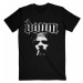 Down Tričko Face Unisex Black