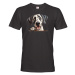 Pánské tričko s potlačou Nemecká doga- vtipné tričko