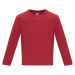 Roly Detské tričko s dlhým rukávom CA7203 Red 60