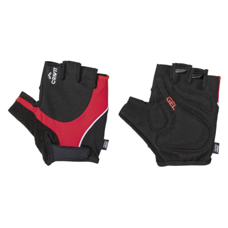 CRIVIT Dámske/Pánske cyklistické rukavice (červená/čierna)