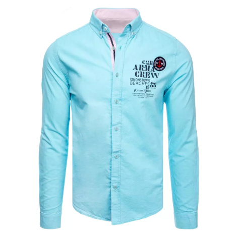 Pánska košeľa žltá Dstreet DX2246 Farba: Ružová