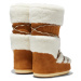 Dámske vysoké zimné topánky MOON BOOT MB ICON SHEARLING -MA03 WHISKY OFF WHITE