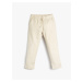 Koton Linen Pants with Tie Waist, Pockets, Comfortable Cut.