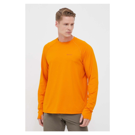 Športové tričko s dlhým rukávom Marmot Windridge oranžová farba, jednofarebné