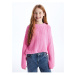 LC Waikiki Crew Neck Long Sleeve Girl's Knitwear Sweater