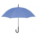 PERLETTI Time, Dámsky palicový dáždnik Fluo / modrý, 26297