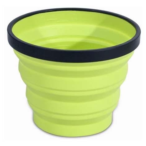 Skladací pohár X-cup 0,25 l na treking zelený