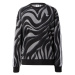 ADIDAS ORIGINALS Mikina 'Abstract Allover Animal Print'  sivá / antracitová / čierna / biela