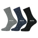 STEVEN Pánske ponožky Steven-056-211 HC214-čierna