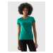 Women's slim T-shirt 4F - green