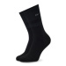 Calvin Klein Súprava 3 párov vysokých dámskych ponožiek 701219848 Čierna