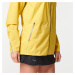 Dámska nepremokavá trailová bunda do dažďa žlto-okrová