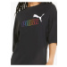 Čierne dámske oversize tričko Puma ESS+ Rainbow