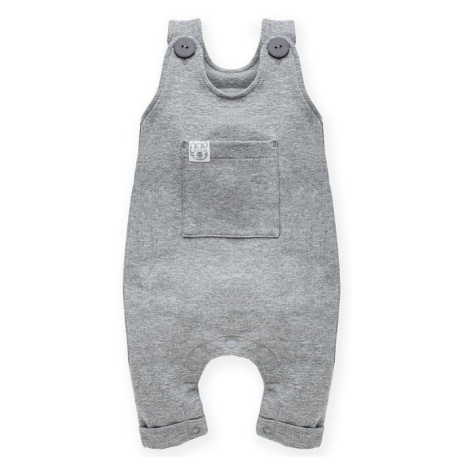 Dupačky Pinokio Wild Animals Dungarees Grey