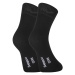 3PACK ponožky Styx členkové bambusové čierne (3HBK960) L