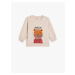 Koton Sweatshirt Bear Printed Long Sleeve Crew Neck